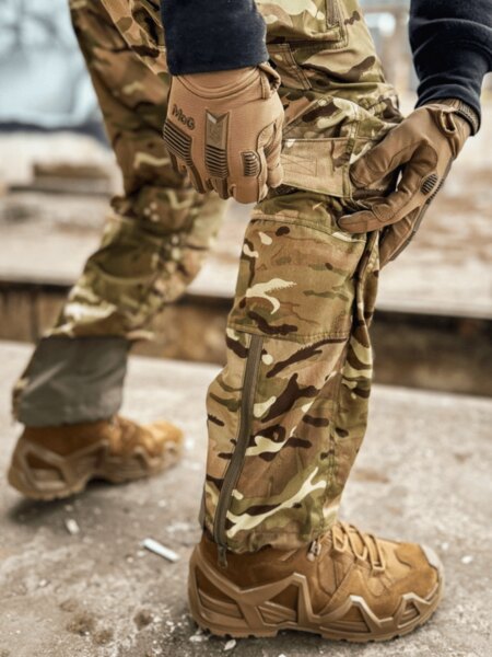 Spodná časť nohavice taktických nohavíc Red Dot One Alpha II so zipsom a sťahovacou šnúrkou – Foto: Rigad