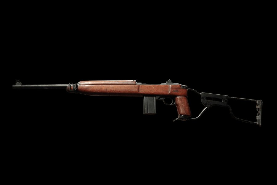 Karabína M1A1 so sklápacou pažbou určená pre výsadkové jednotky