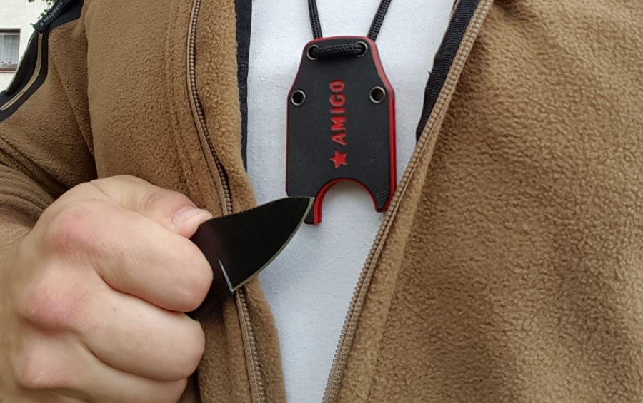 Nôž na krk Amigo X KIZLYAR SUPREME® D2