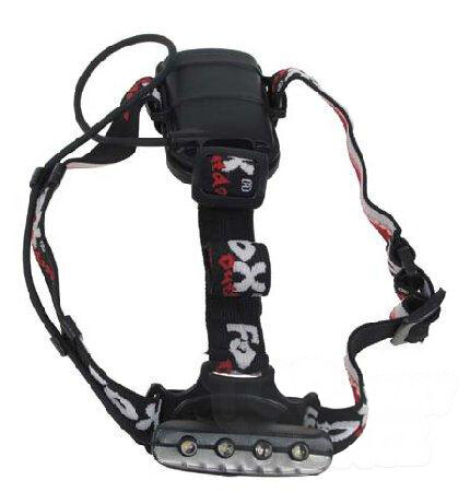 Čelové LED svietidlo vyklápacie so 4 LED FOX OUTDOOR® - čierne