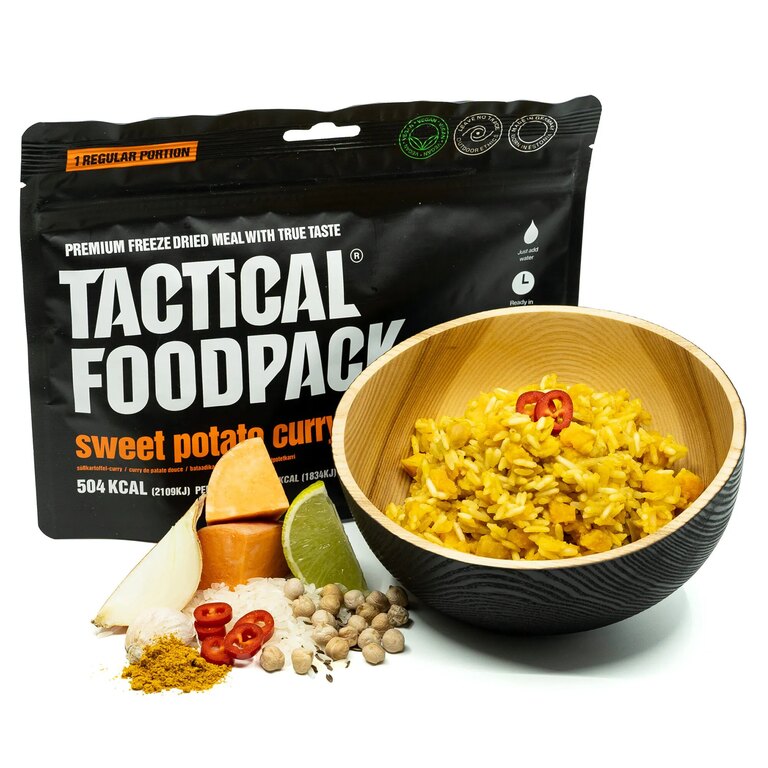 Dehydrované jedlo Batatové kari Tactical Foodpack®