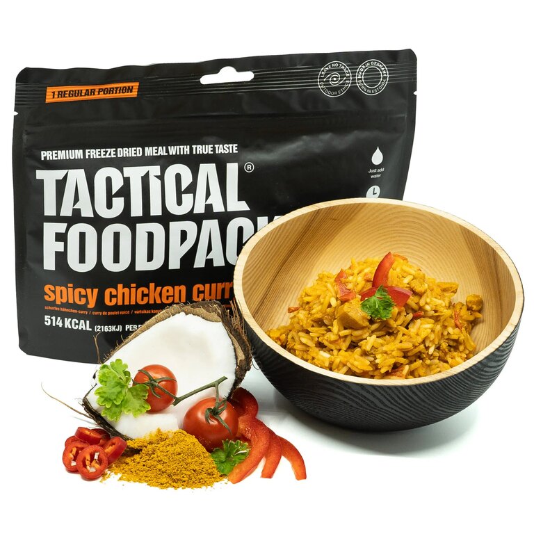 Dehydrované jedlo Pikantné kuracie na kari Tactical Foodpack®