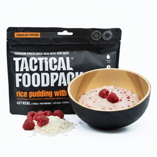 Dehydrované jedlo Ryžový puding s malinami Tactical Foodpack®