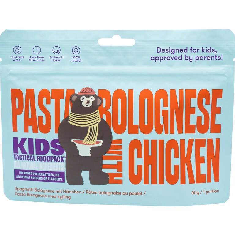 Detské dehydrované jedlo Bolognese s kuracím mäsom Tactical Foodpack®