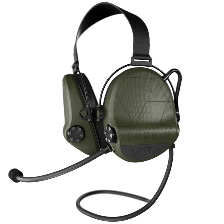 Elektronické slúchadlá Supreme T2 CC Neckband Fabric Sordin®