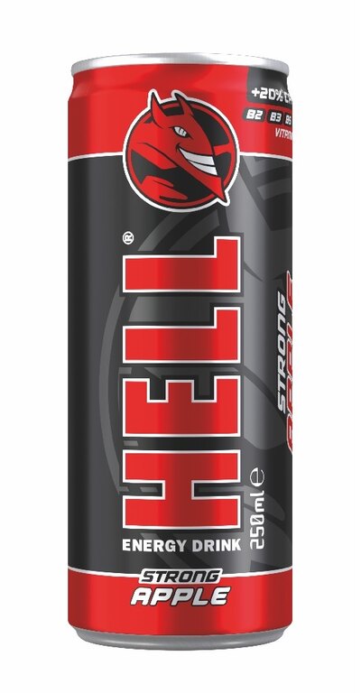 Energy nápoj Strong Apple 250 ml HELL®