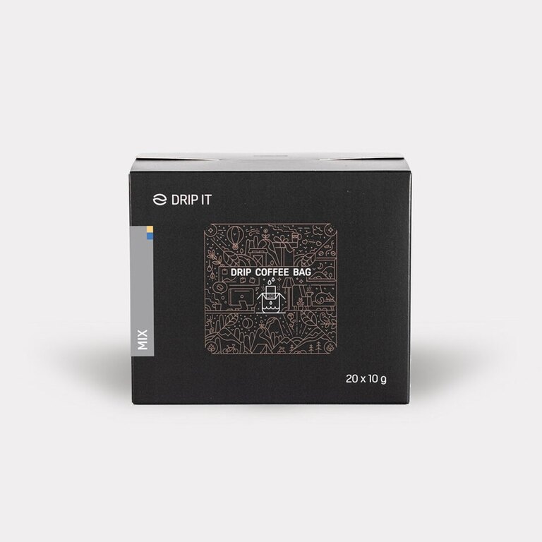 Káva vo filtri Colombia / Etiopia Drip it®, 20 ks
