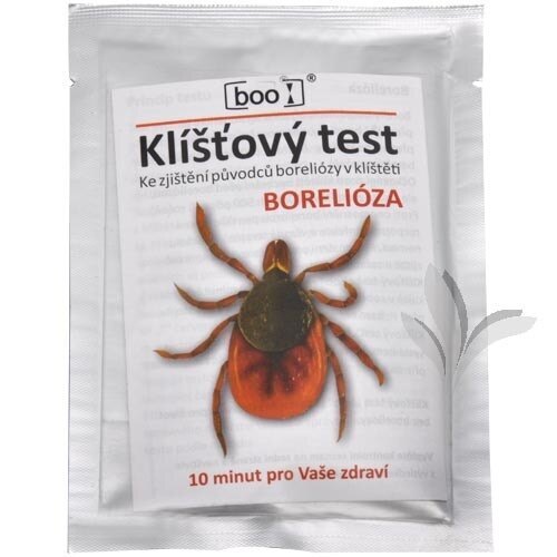 Kliešťový test - na zistenie pôvodcov boreliózy v kliešťovi