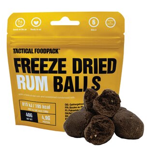 Lyofilizované rumové guľôčky Tactical Foodpack®