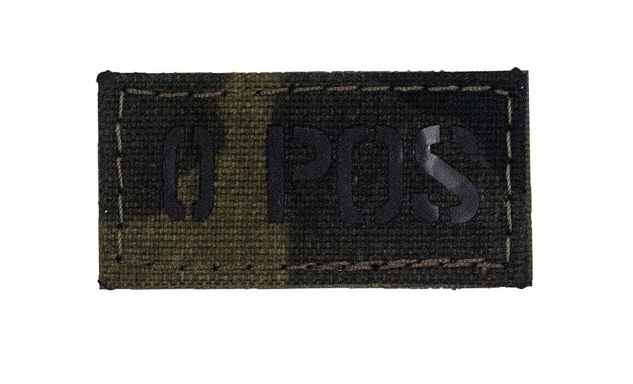 Nášivka AČR IR Combat Systems® krvná skupina 0 POS