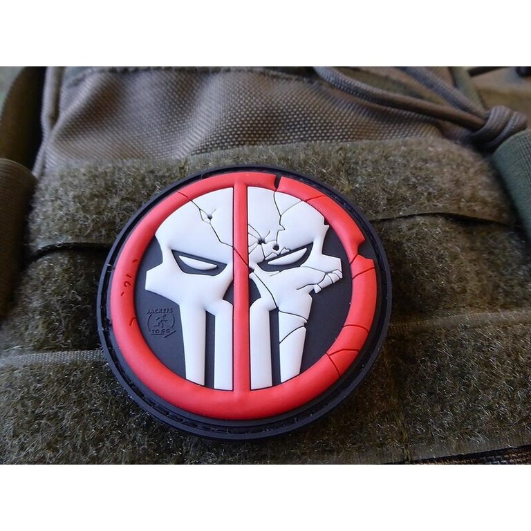 Nášivka DeathPool Skull JTG® - farebná