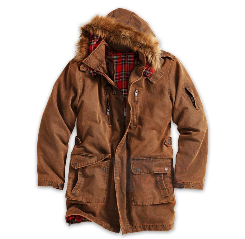 Nepremokavá bunda - parka SURPLUS® Xylontum Giant - gold-svetlo hnedá