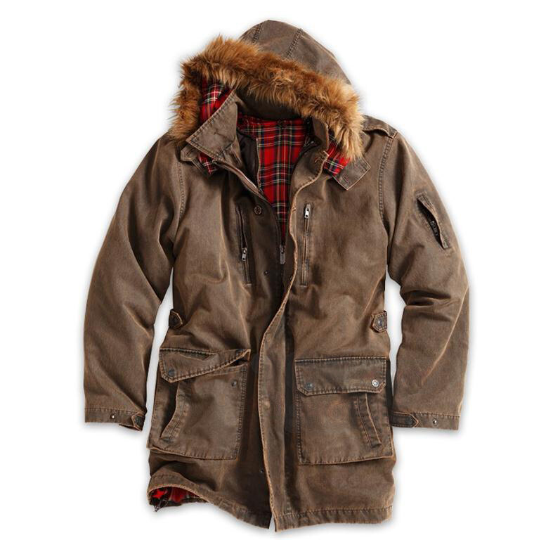 Nepremokavá bunda - parka SURPLUS® Xylontum Giant - hnedá
