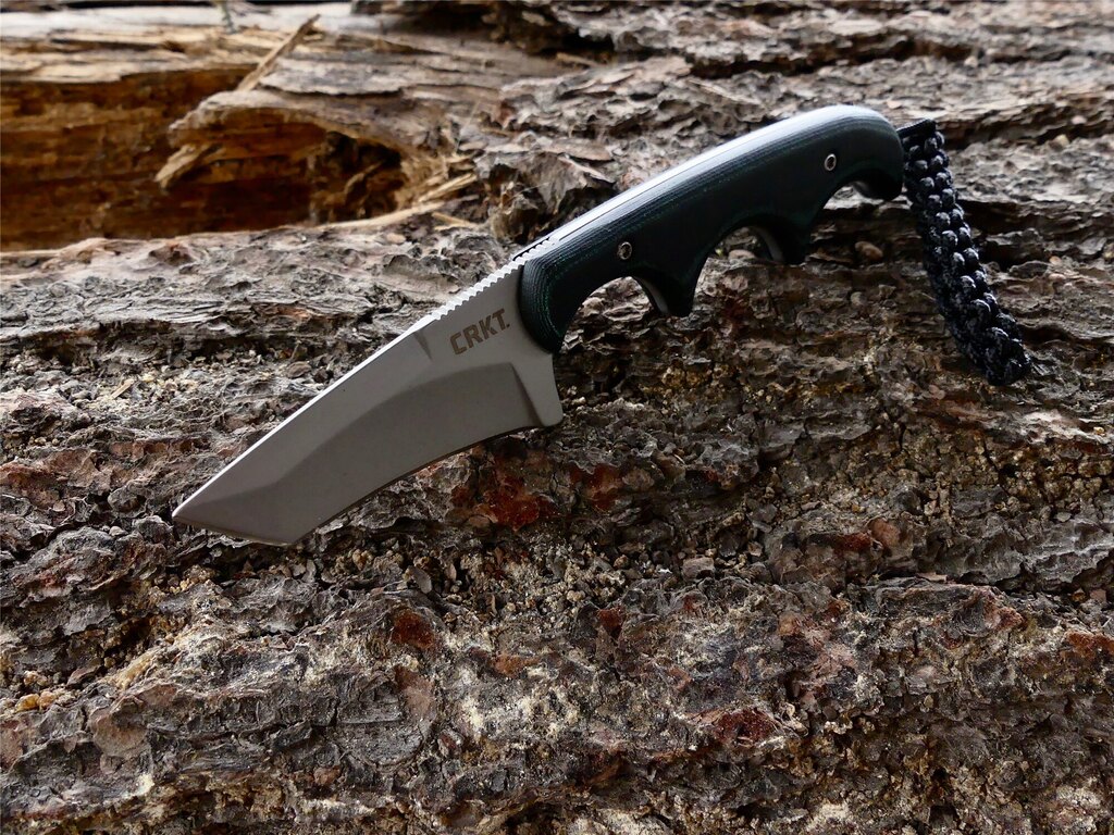 Nôž na krk Minimalist™ TANTO CRKT® - zelený