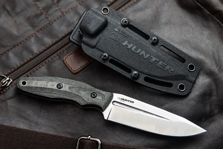 Nôž s pevnou čepeľou Kizlyar SUPREME® CityHunter Bohler M390 - Satin