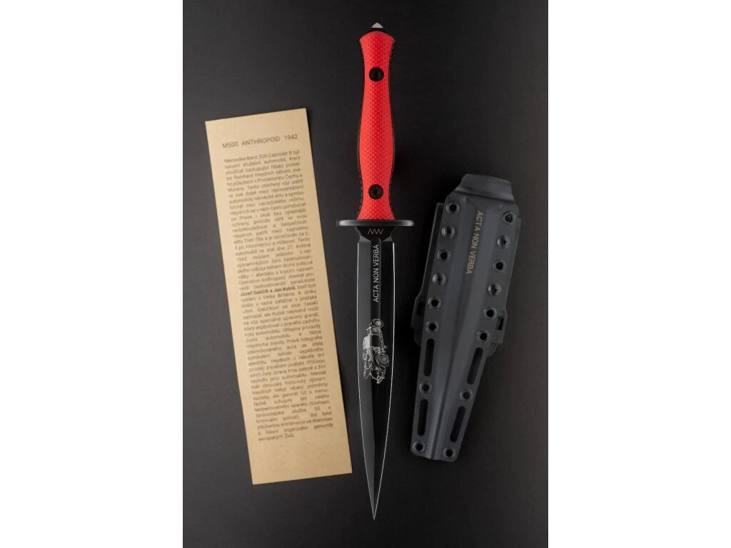 Nôž s pevnou čepeľou M500 Anthropoid 1942 ANV®