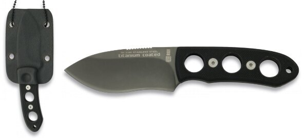 Nôž s pevnou čepeľou - nôž na krk RUI® Tactical 31861 - čierny