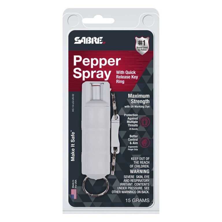 Obranný sprej / rýchloupínací krúžok Sabre Red®