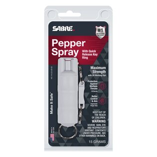 Obranný sprej / rýchloupínací krúžok Sabre Red®