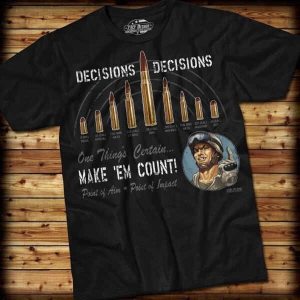 Pánske tričko DECISIONS 7.62 Design®