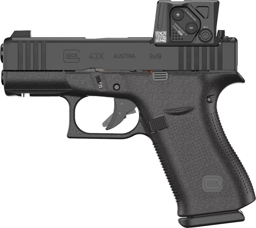 Pistole Glock 43X A-CUT™ / Aimpoint COA™ / kaliber 9×19