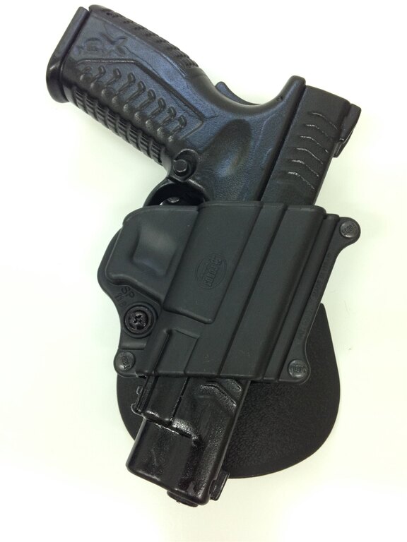 Pistolové pouzdro FOBUS® SP-11B A kotníkové s pádlem na pistoli Bul, H&K, HS 2000, Springfield nebo Taurus