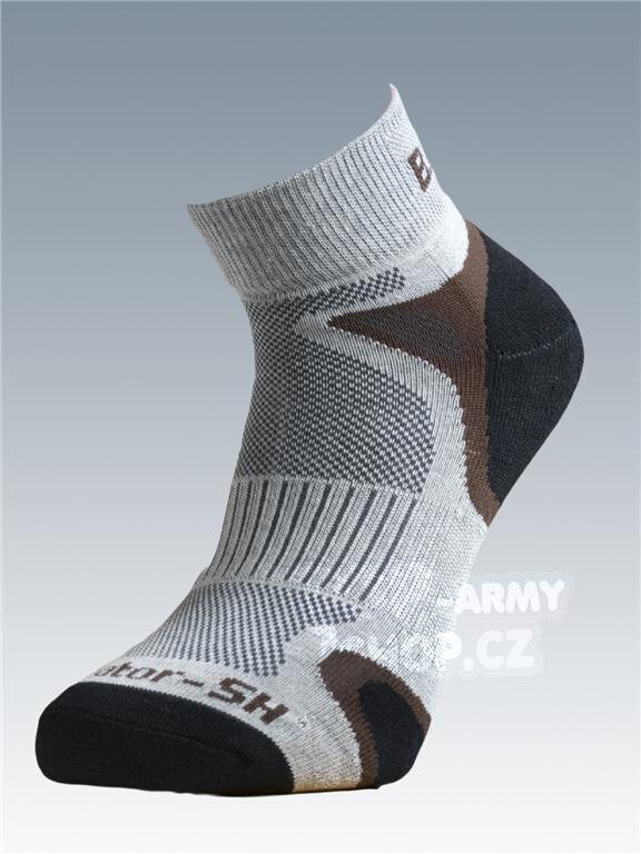 Ponožky so striebrom Batac Operator short - sand