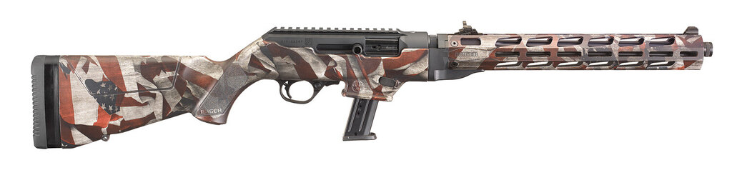 Samonabíjacia puška Ruger PC Carbine American Camo / 17 rán, kaliber 9 mm