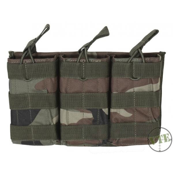 Sumka na 3 zásobníky M4-M16 Voodoo Tactical - woodland