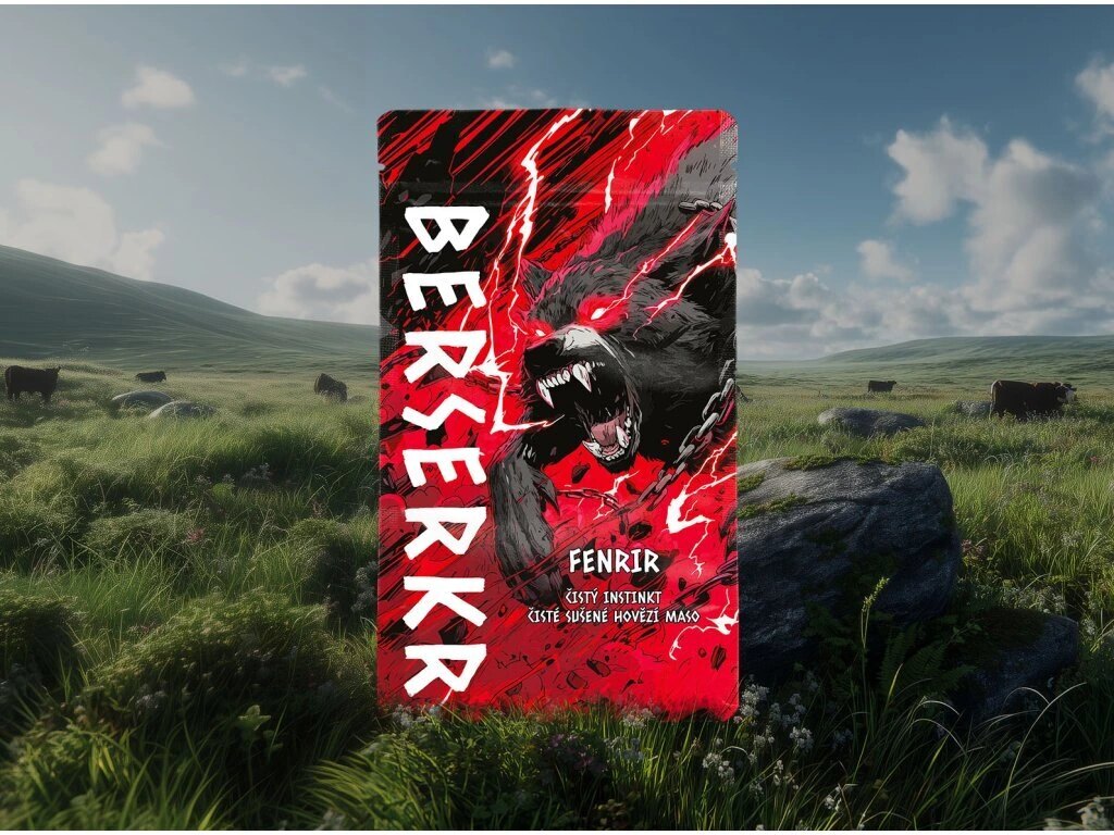 Sušené hovädzie mäso / jerky FENRIR - Čisté mäso Berserker®