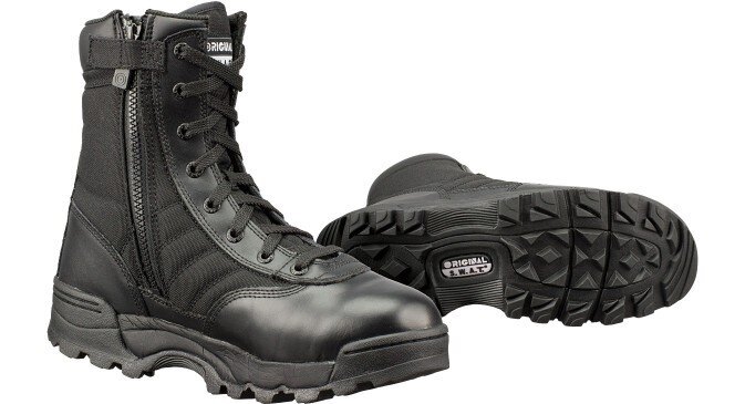 Topánky Classic 9 "EN ORIGINAL S.W.A.T.® so zipsom - čierne