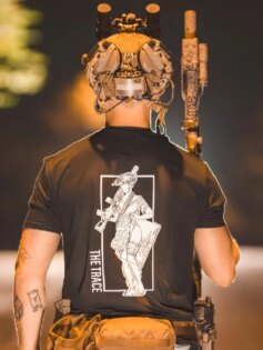 Tričko Machinegunner Statue The Trace®