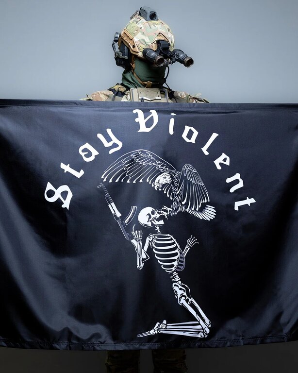 Vlajka Stay Violent Brothers In Arms®