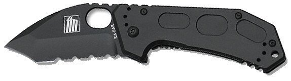 Zatvárací nôž KA-BAR® FIN Folder Tanto s kombinovaným ostrím