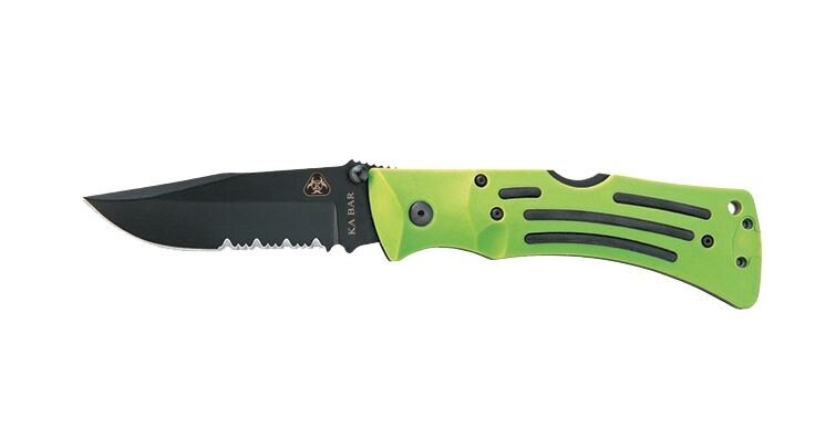 Zatvárací nôž KA-BAR® MULE Zombie® s kombinovaným ostrím