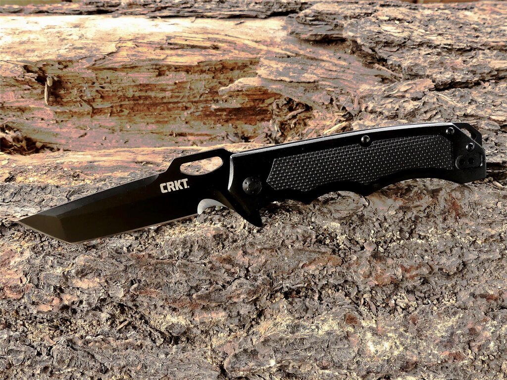 Zatvárací nôž Septimo™ CRKT® - čierny