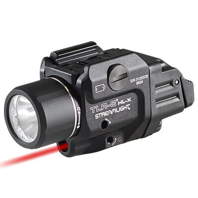 Zbraňové LED svietidlo TLR-8 HL-X / červený laser Streamlight®