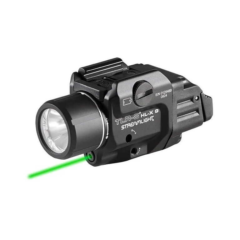 Zbraňové LED svietidlo TLR-8 HL-X Sub / zelený laser Streamlight®