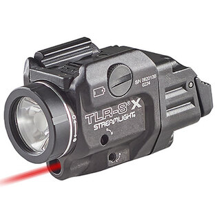 Zbraňové LED svietidlo TLR-8X / červený laser Streamlight®